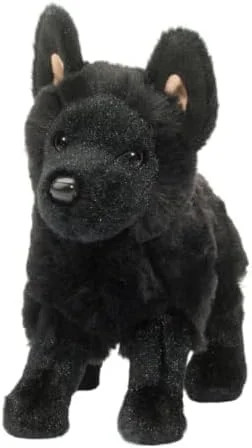 Douglas Harko Black German Shepherd Dog Plush Stuffed Animal gallery