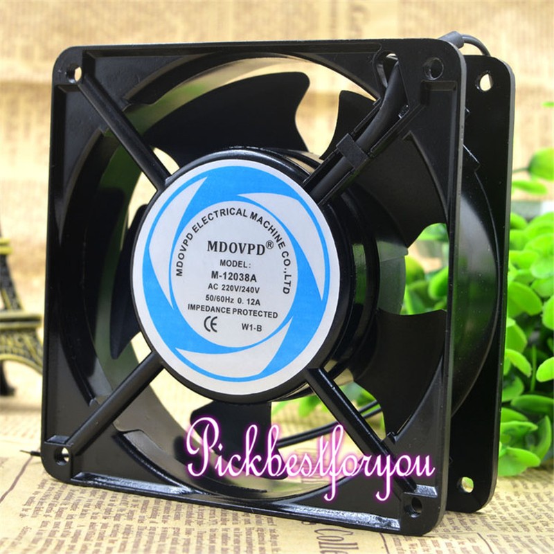 MDOVPD M-12038A fan 12038 220V/240V 0.12A wire #M3744 QL