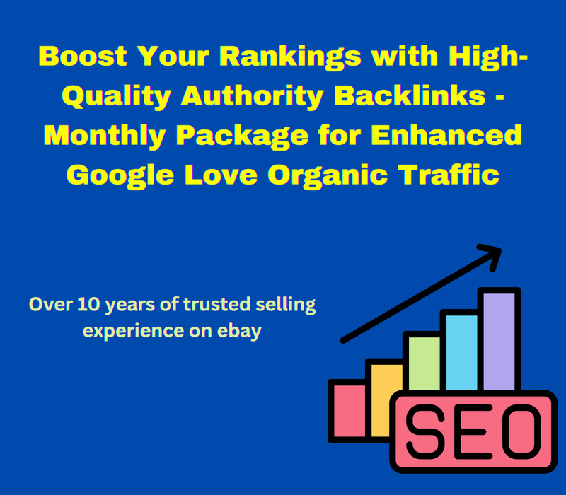 40 High Quality SEO Backlinks With Bonus Monthly package Boost Your site