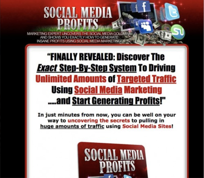 🥇 Turnkey Social Media Profits Ebook Website
