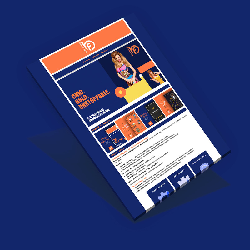 Custom HTML eBay Listing Template | Eye-Catching Designs – Attract More Sales