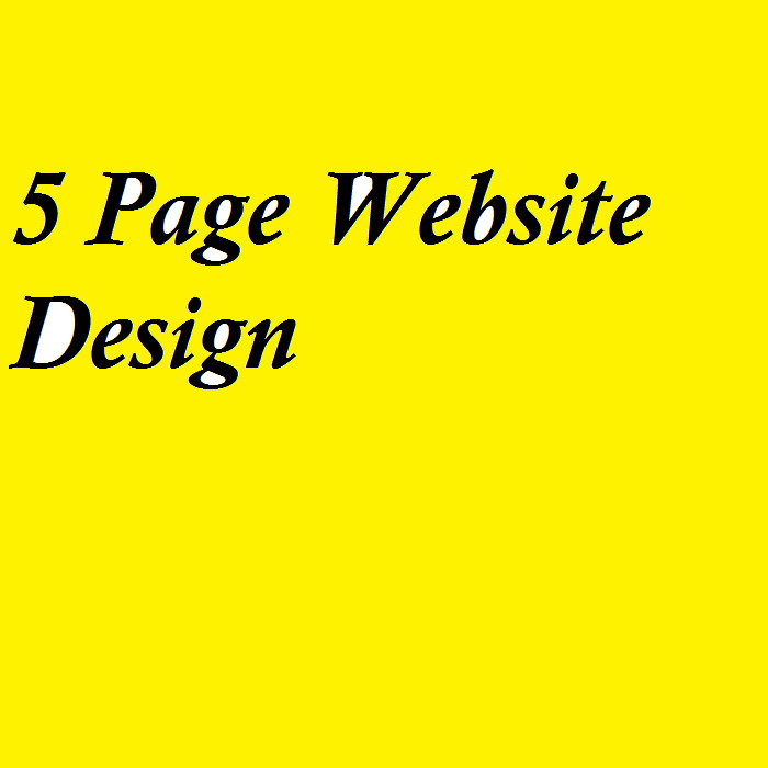 5 Page Profession Website Design