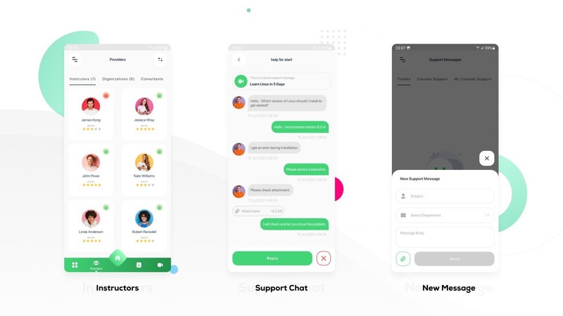 Boost LMS Flutter Mobile App | Android & iOS | Learning Management System gallery