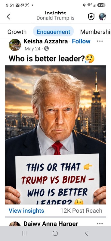Have Your Video FEATURED ON TRUMP Facebook Group 189k members For 1 YEAR gallery