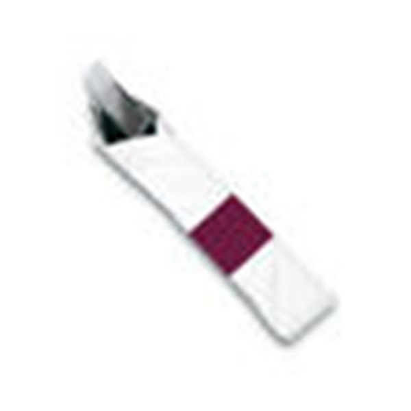Royal Paper RPP RNB4MN Paper Napkin Bands - Burgundy, 2500/Pack rings