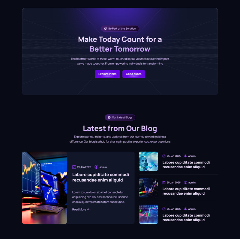 MarketSignal - Trading Signal PHP Platform | Forex Crypto Signal | Laravel Admin gallery
