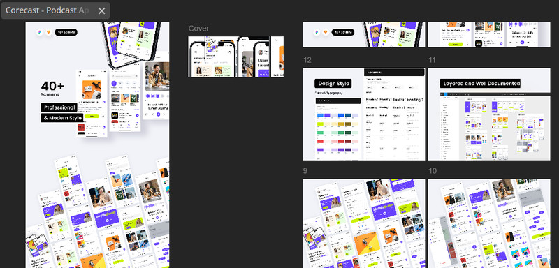 Figma UI Web & Mobile Applications Templates Large Bundle Some Coded Bundle #1 gallery