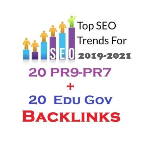20 PR9-PR7 + 20 EDU – GOV Backlinks From Authority Domains ! Perfect SEO !