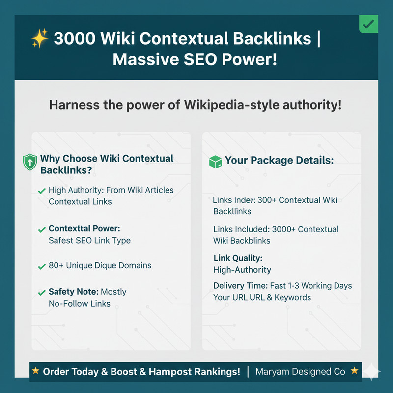 ✨ 3000 Wiki Contextual Backlinks | Safe SEO Boost | High Authority Links gallery