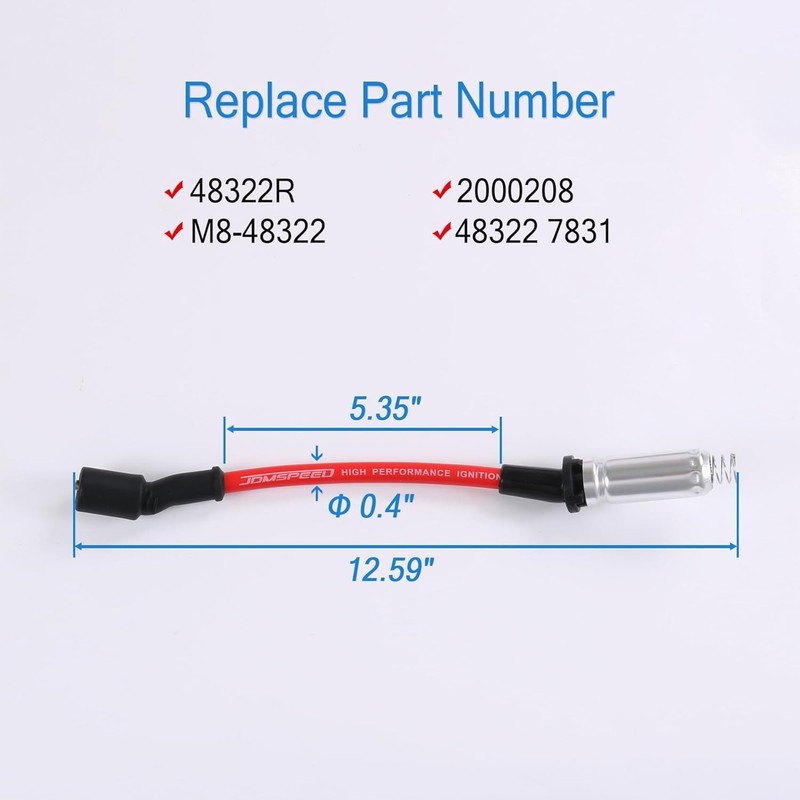 High Performance Spark Plug Ignition Wire for 2000-2009 Chevy GMC V8 gallery