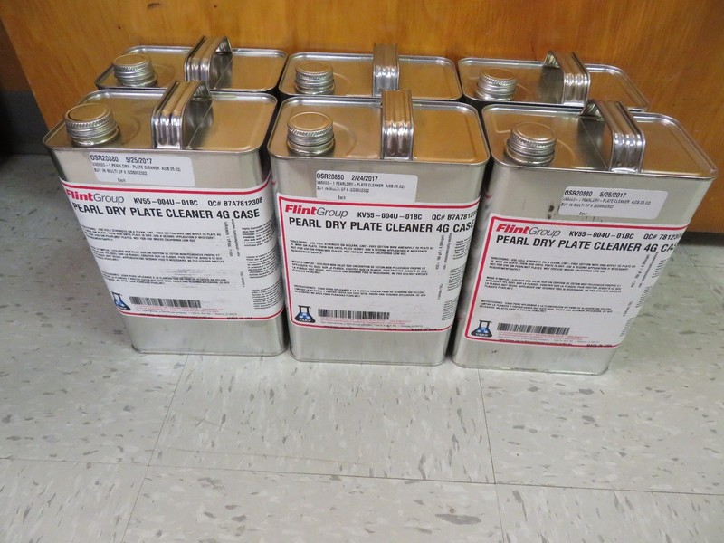 NEW VARN FLINTGROUP PEARL DRY PLATE CLEANER KV55-004U-01BC 1 GALLON “LOT OF 6”