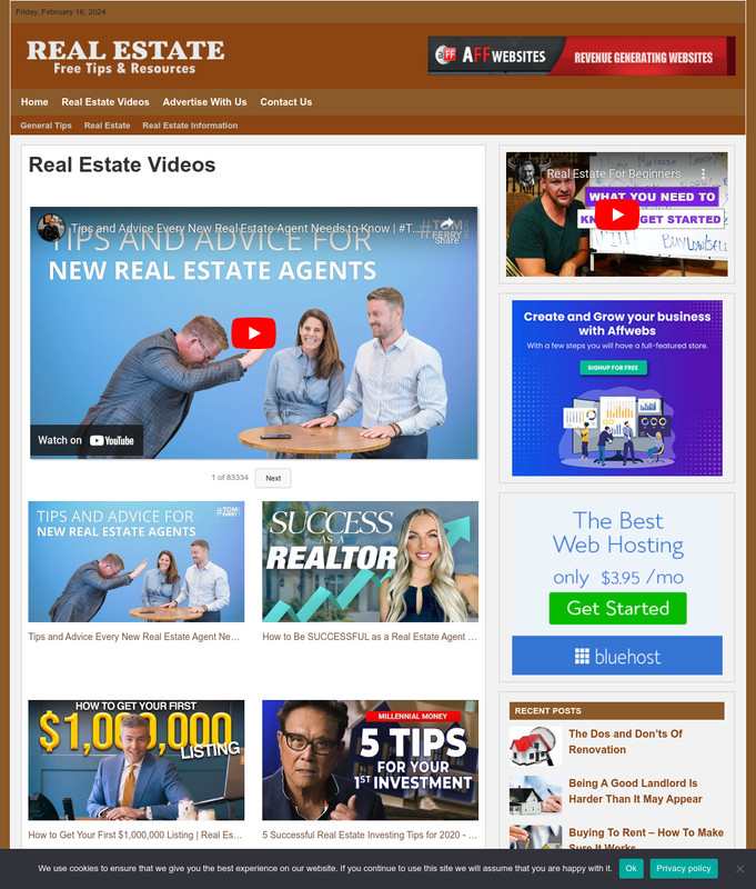 REAL ESTATE Website Business For Sale - Work From Home & Easy To Manage Website gallery