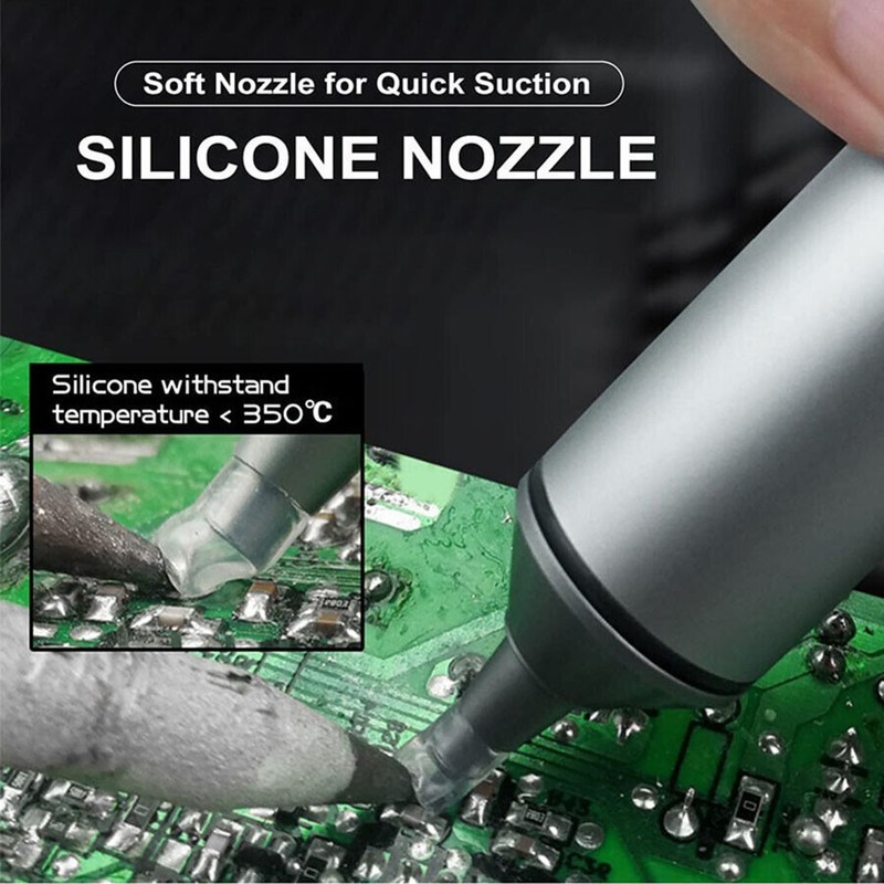 Desoldering Pump Tool with Self Cleaning Shaft Suitable for Components Removal gallery