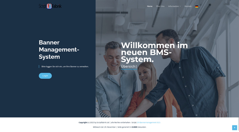 BMS V3.6 - Banner Management System - 11.2023 - Responsive - Multilingual