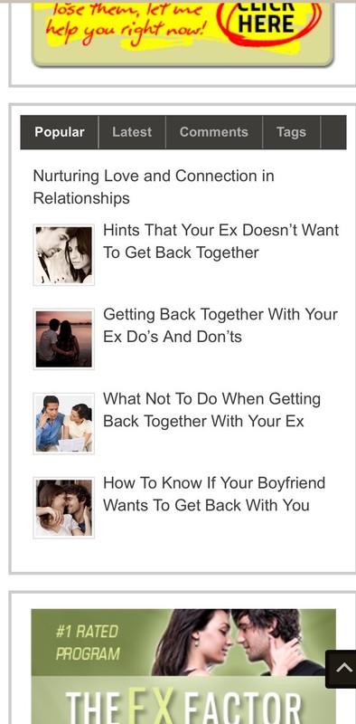 Get Your Ex Back Wordpress Ready Made Blog gallery