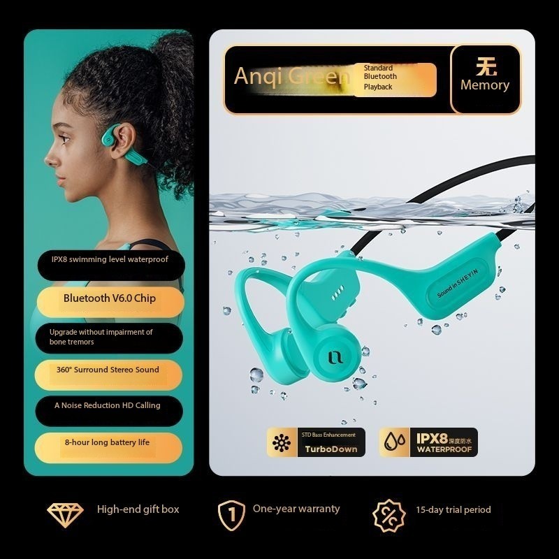 SHEYIN X15 headphones, sports cycling, 8-level waterproof gallery