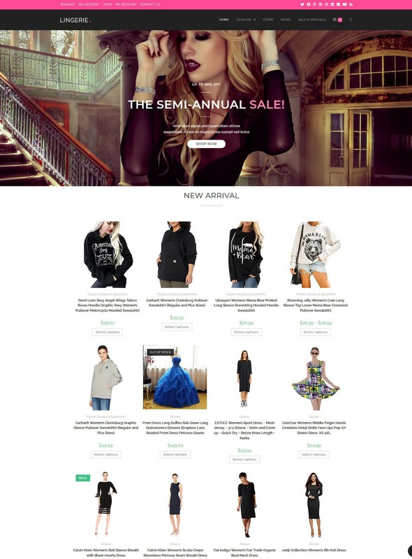 Women’s Clothing Store + Amazon Affiliate / DropShipping Website + Free Hosting