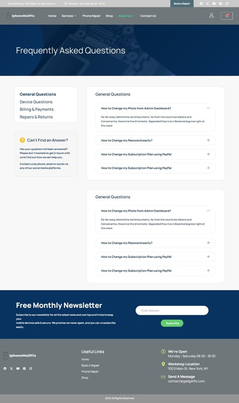 IphoneMailFix.com Domain Name & Website, Start a iPhone Mail Repair Business gallery