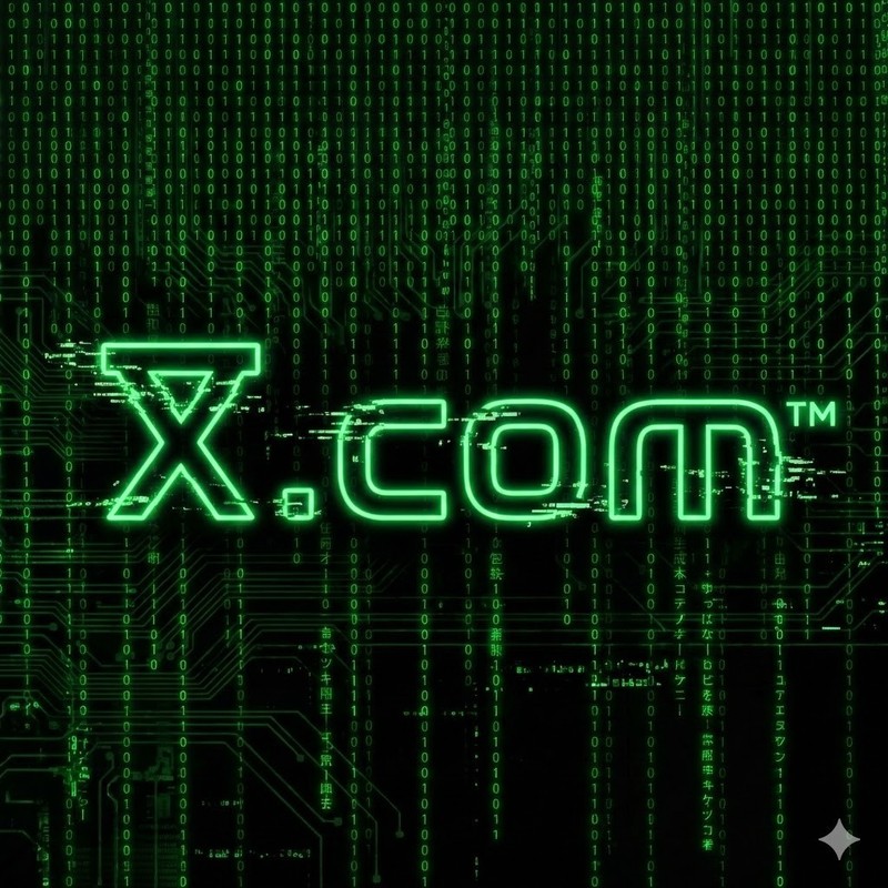 ⴳ.com RARE 1 Character IDN Domain Twin of X.com Digital Glitch in the Matrix!