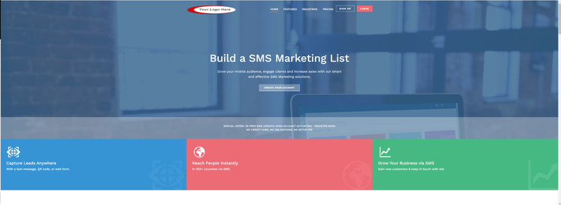 Professional website with Bulk SMS System gallery