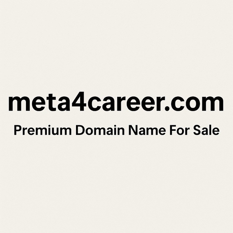 Meta4Career.com – Premium Domain name for Career Coaches, Staffing, HR