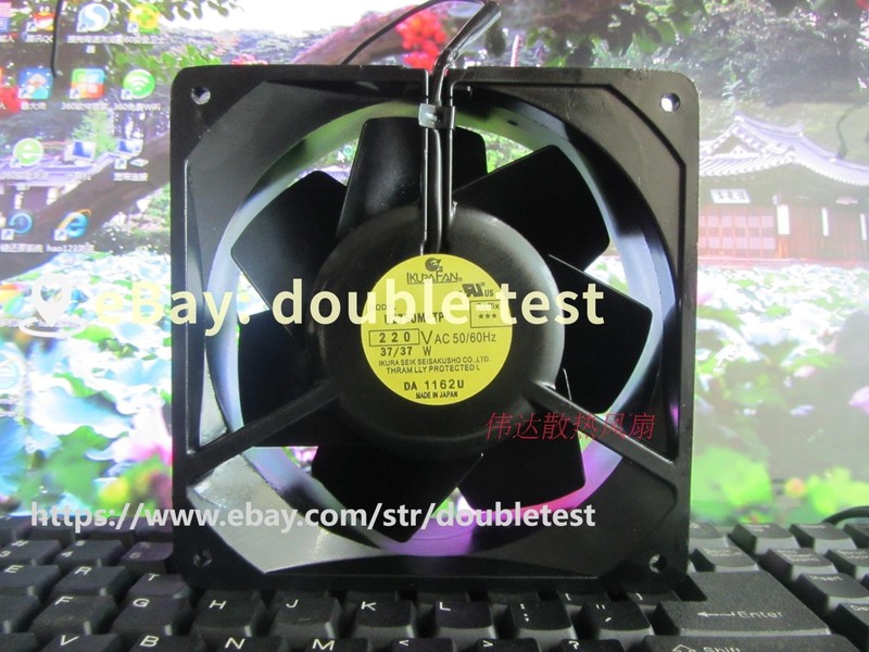 1x IKURAFAN U2750M-TP high-temperature fan 220V 37/37W 140*140*50 2wire#dou