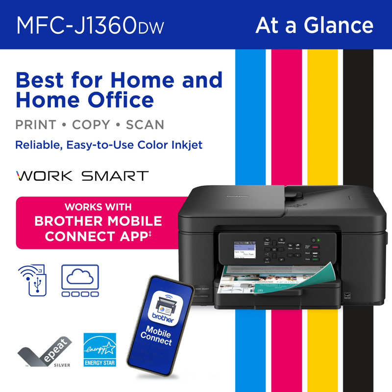 Professional Work Smart Wireless Device for Home Office - Color - J1360DW gallery