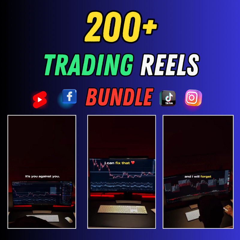 1000+ Trading Reels Bundle Perfect for Instagram, Facebook, Ytshorts and TikTok