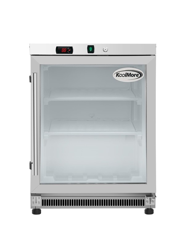 KoolMore 24 in. Commercial Manual Defrost Countertop Display Freezer in White... gallery