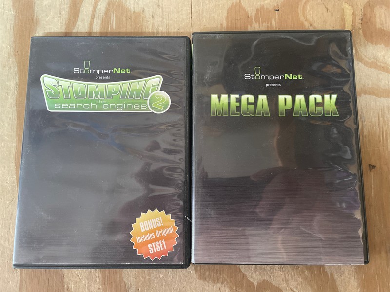 EXTREMELY RARE – STOMPING THE SEARCH ENGINES 1 & 2 AND STOMPERNET Mega Pack