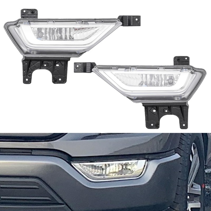 Replacement Fog Light Pair for F150 2021-2023 Halogen with LED DRL gallery