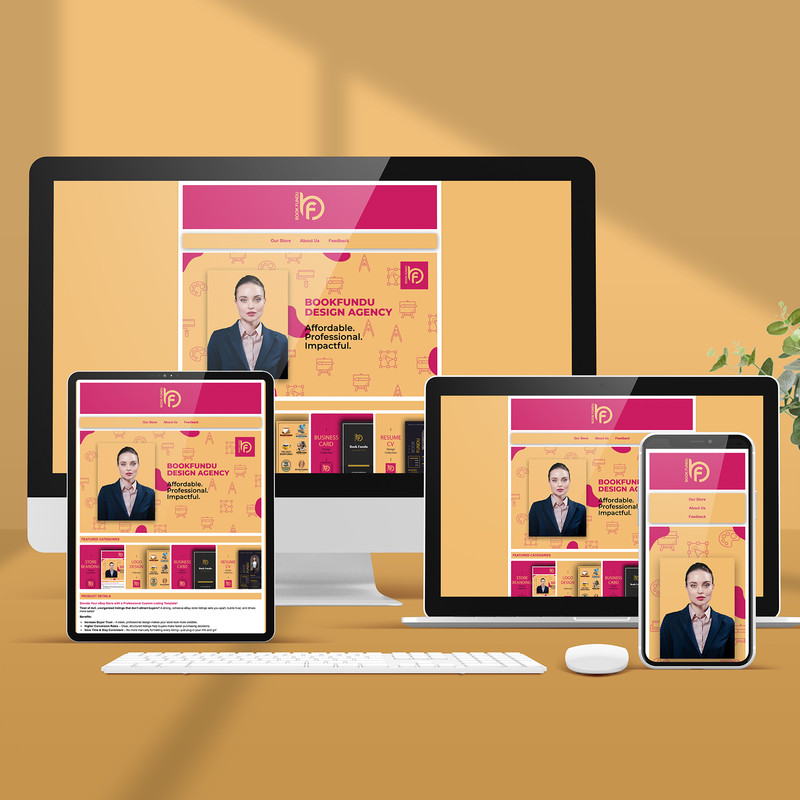 All-in-One eBay Store Design & Listing Template | Custom Branding Included gallery