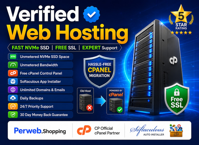 Verified Web Hosting – Unlimited SSD | Free SSL | Unlimited Websites – $14.99/Yr