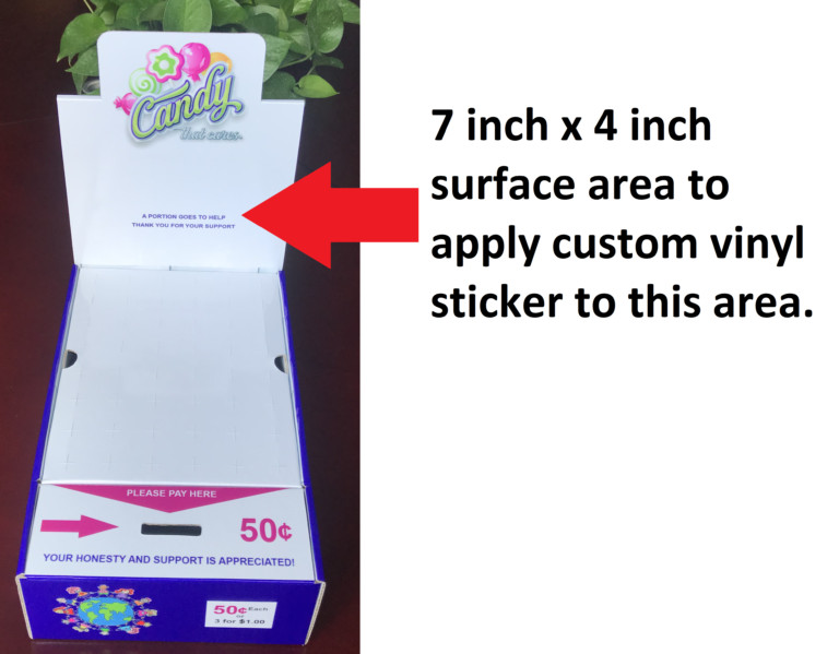 5 New Vending Route Display Honor Boxes Sells Candy & Lollipop Donation Charity gallery