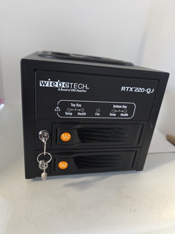 Wiebetech RTX220-QJ 2 Bay Tray-Free Drive Enclosure ESATA Fw800 Fw400 Usb2  gallery