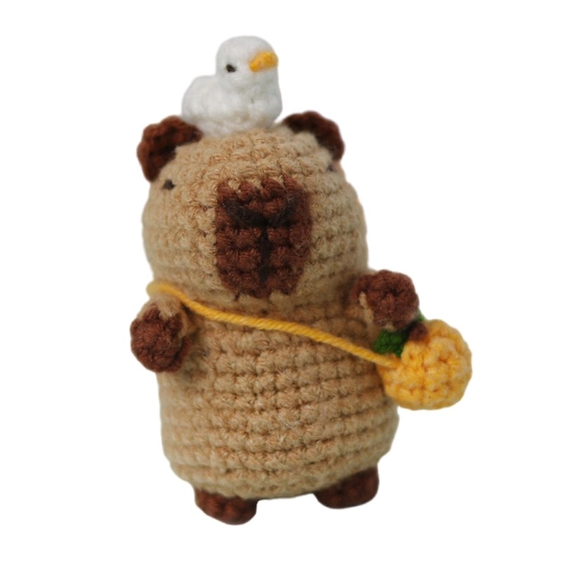 Crochet Keychain Set with Crochet Hook Yarns Step-by-Step Instruction for Adult gallery