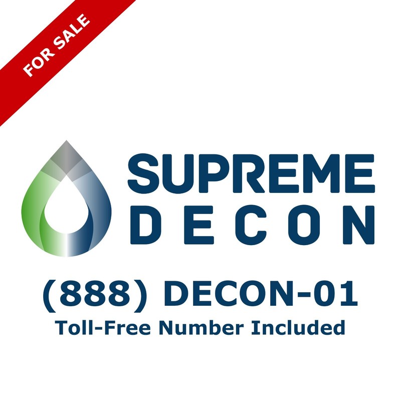 BUSINESS FOR SALE – Domain: SupremeDecon.com + Toll-Free Number: (888) DECON-01
