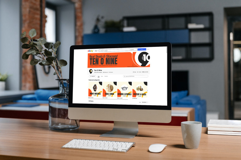 Ebayvorlage 2024 Verkaufsvorlage Responsive Template Design Orange + free Editor gallery