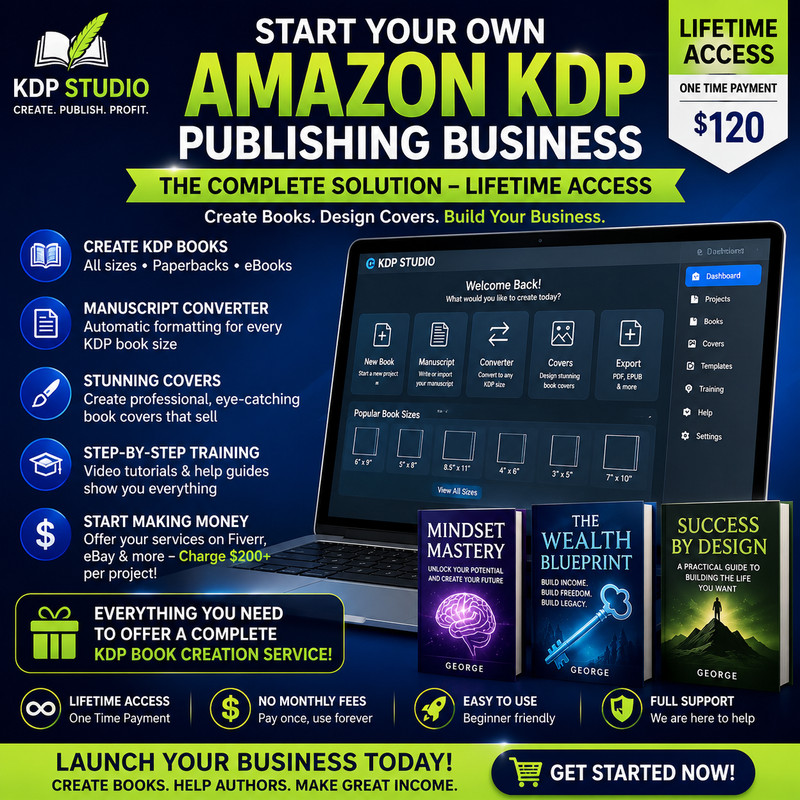 Business Opportunity: Start Your Own Amazon KDP Book Publishing Business