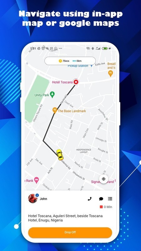 Dropio White Label Taxi Booking App | Android Ride-Hailing Software, Admin Panel gallery