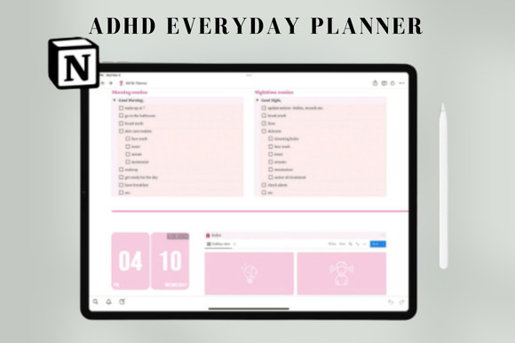 Notion Template ADHD, Notion Life Plan