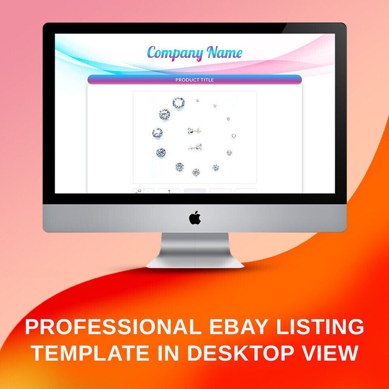 eBay Mobile Responsive eBay Listing Template Auction Template gallery