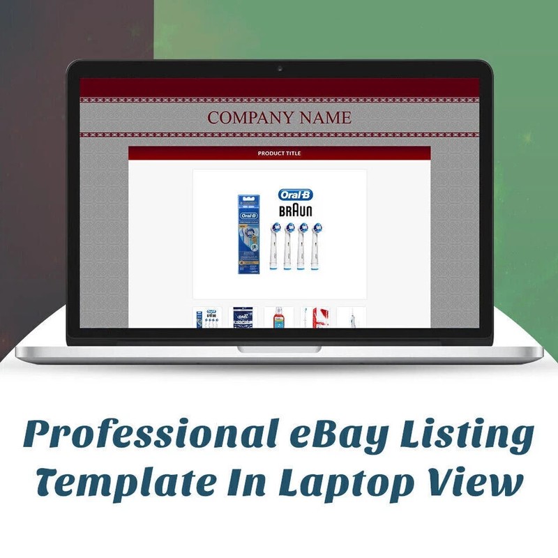 eBay Templates Mobile Responsive eBay Listing Auction Template 2025 Ready gallery