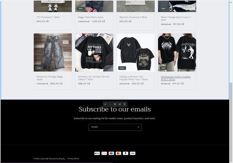 LukaLooM Fashion website gallery