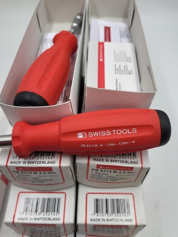 SWISS TOOLS MECA TORQUE VALUE: 2.0Nm / PB 8314.M 295304/506 **NEW IN BOX** gallery