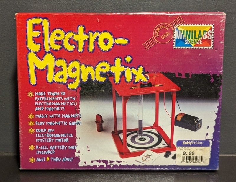 New Electro-Magnetix Science Kit 30 Experiments with Magnets Home School Fun NIB
