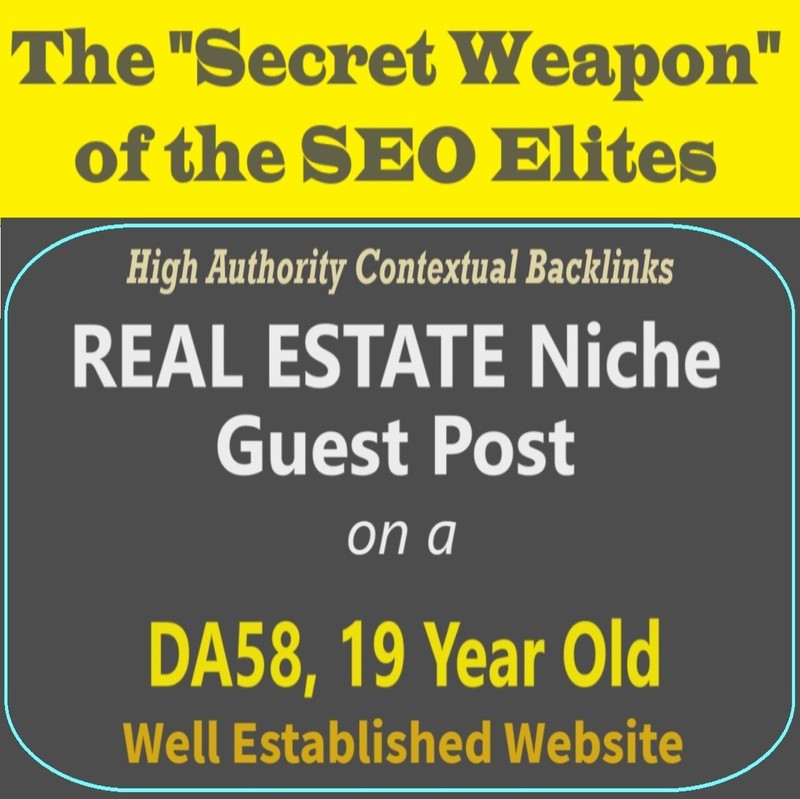 Premium SEO Guest Post on my DA50+ Real Estate Blog with Dofollow backlink