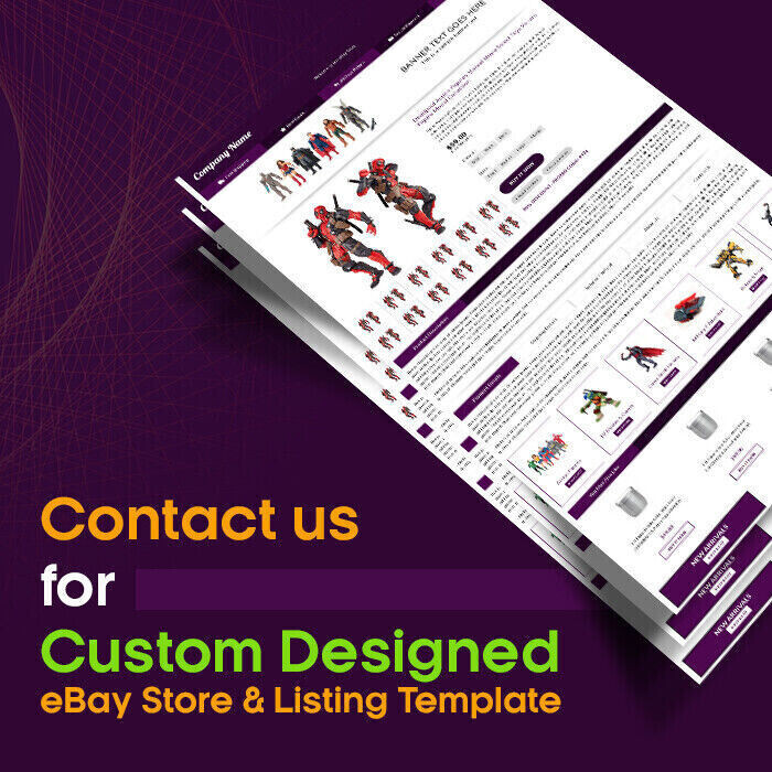 eBay Listing Template Responsive Mobile Design HTML Professional Design gallery