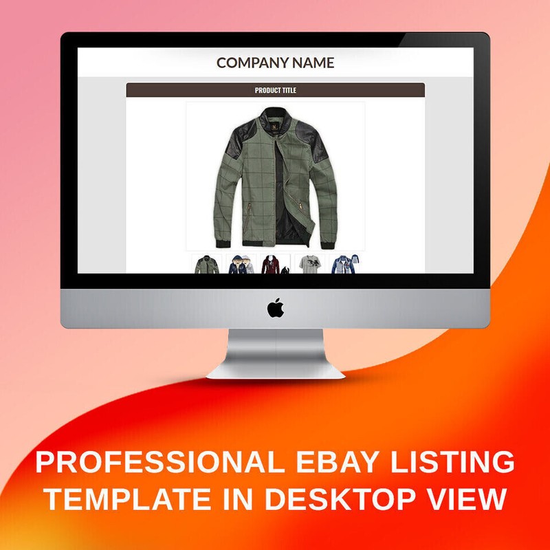 eBay Listing Template HTML Professional Mobile Responsive Design 2019 Universal gallery