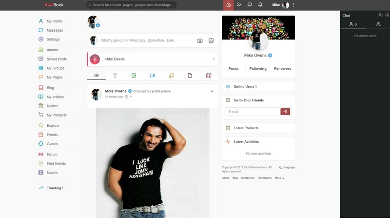 Social Networking Website – Free Installation + Hosting + SSL